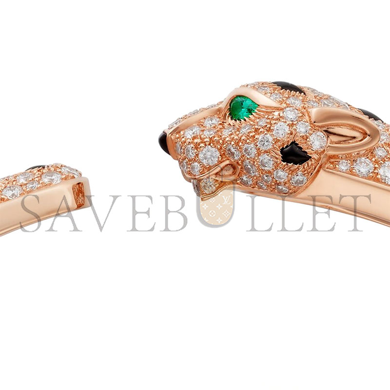 CARTIER PANTHÈRE DE CARTIER BRACELET, MEDIUM MODEL, HALF-PAVED N6722217